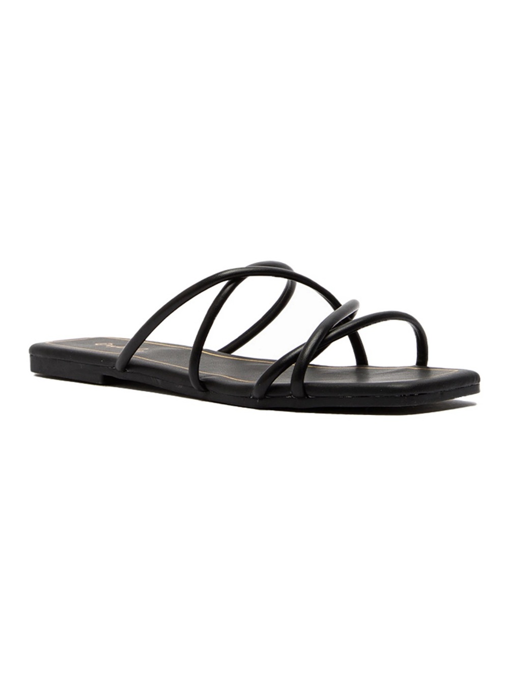 NWT Qupid Flashy-16 Strappy Sandals in Black - Size 5.5